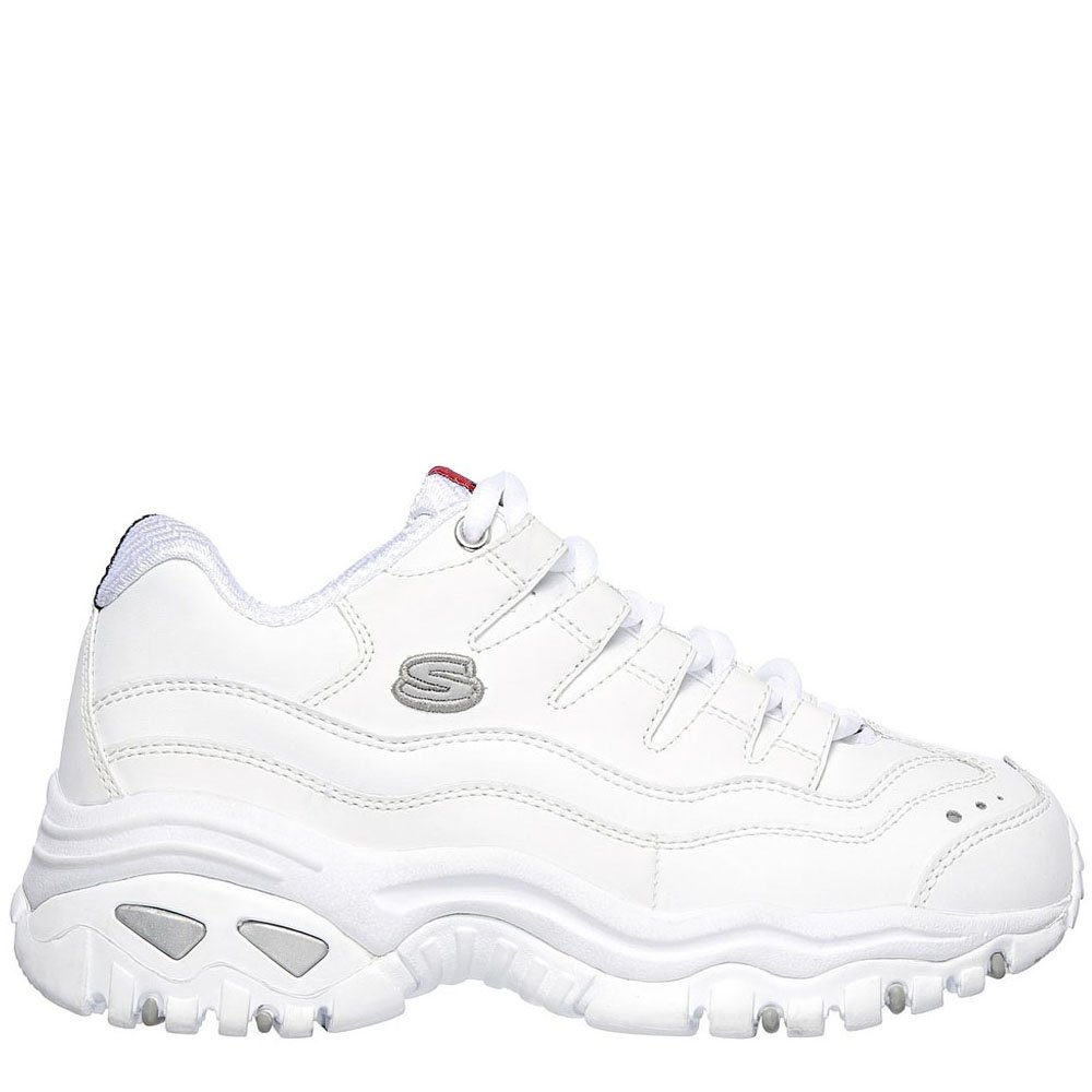 white chunky skechers